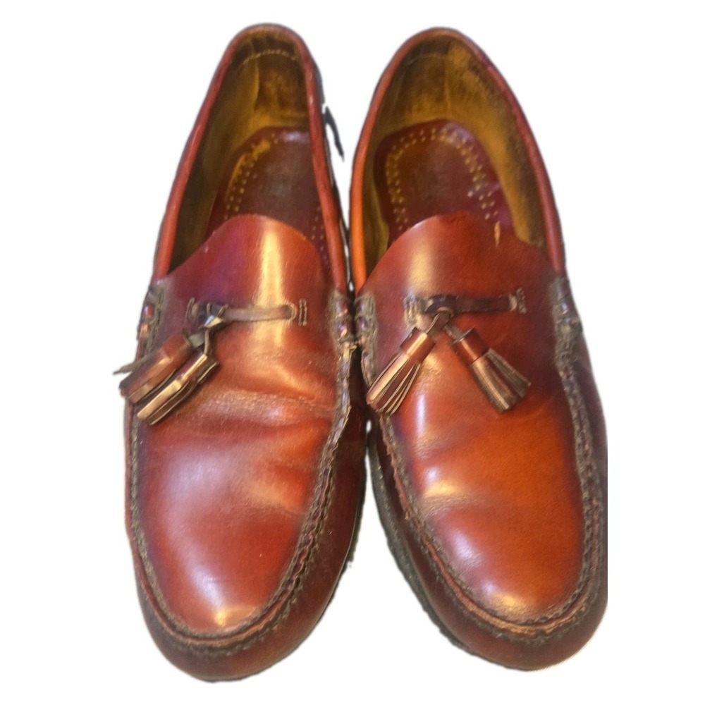 G.H. Bass Weejuns Penny Loafers Mens 12 Burgundy Oxblood Leather Slip-On